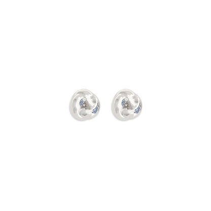 Self-Portrait Silver Brass Earrings