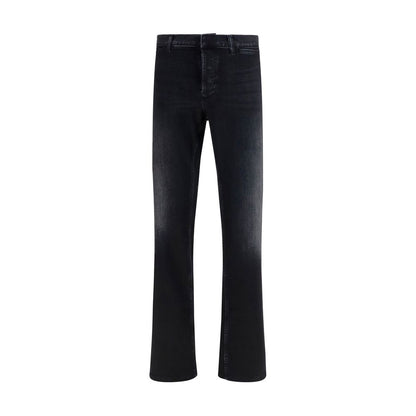 Gucci Black Cotton Flared Jeans
