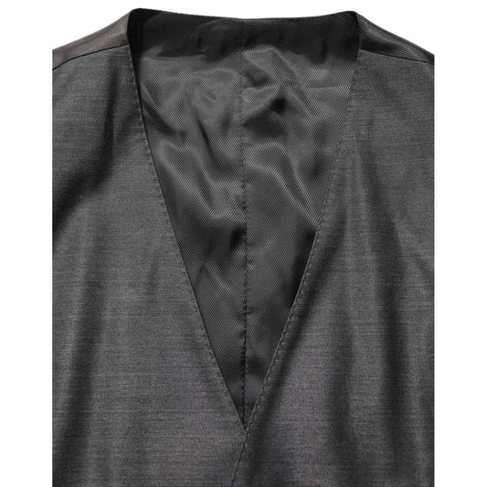 Dolce & Gabbana Gray MARTINI Slim Fit Formal 3 Piece Suit