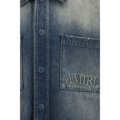 Amiri Blue Denim Shirt