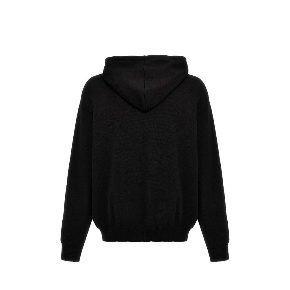 Moschino Couture Black Cotton Sweatshirt
