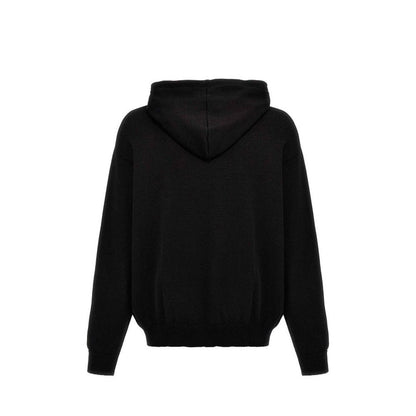 Moschino Couture Black Cotton Sweatshirt