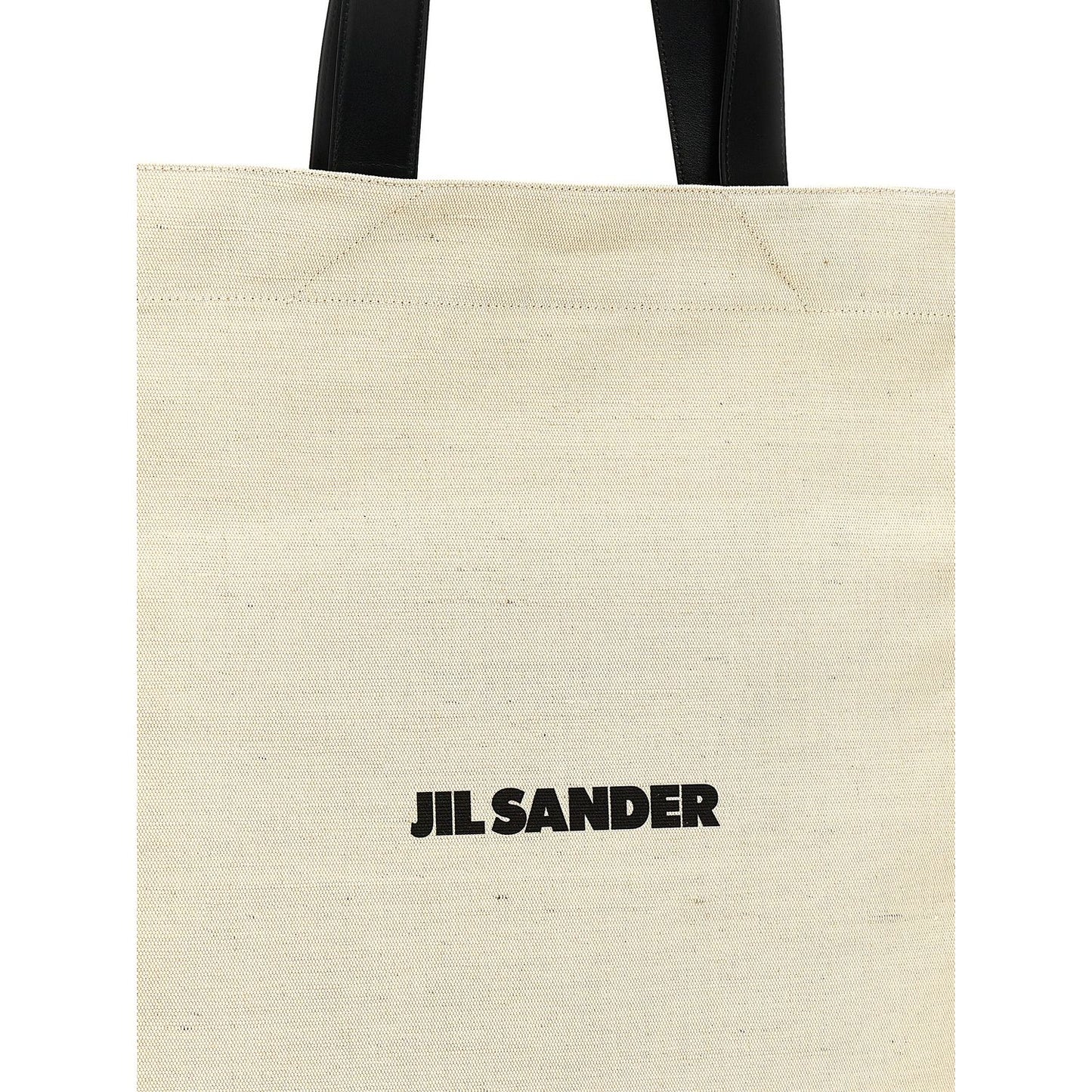 Jil Sander Bicolor Jute Tote Bag