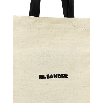 Jil Sander Bicolor Jute Tote Bag