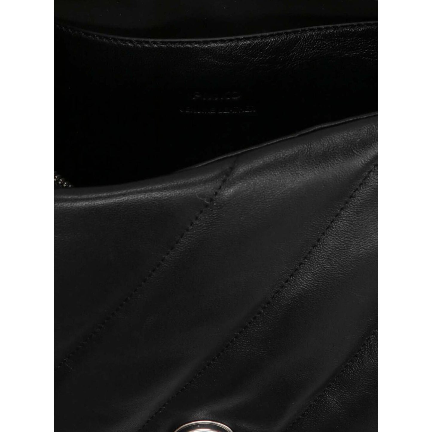 PINKO Black Lamb Leather Crossbody Bag