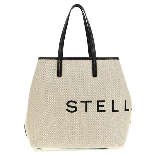 Stella McCartney Beige Cotton Tote Bag