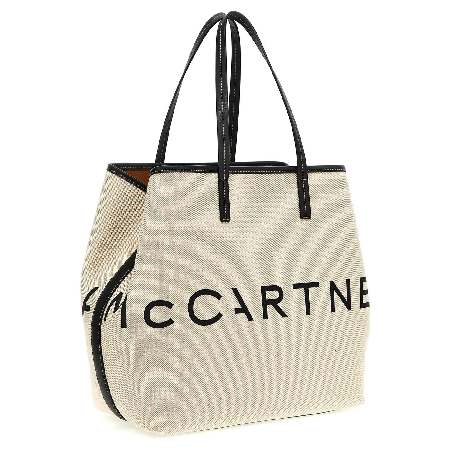 Stella McCartney Beige Cotton Tote Bag