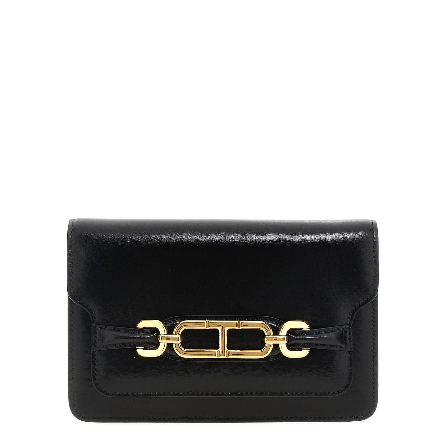 Tom Ford Black Leather Crossbody Bag