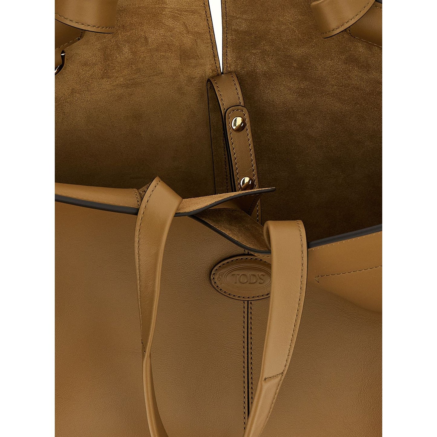 Tod's Bicolor Calfskin Tote Bag