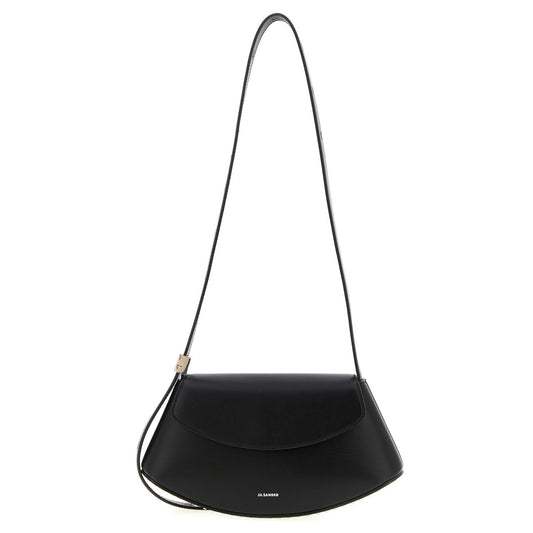 Jil Sander Black Bovine Leather Crossbody Bag