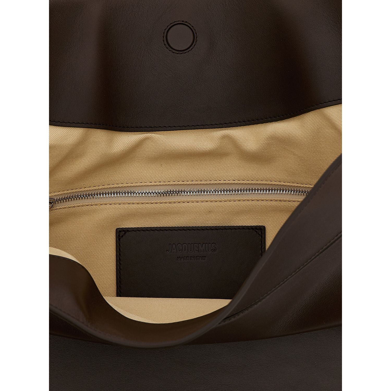 Jacquemus Brown Calfskin Shoulder Bag