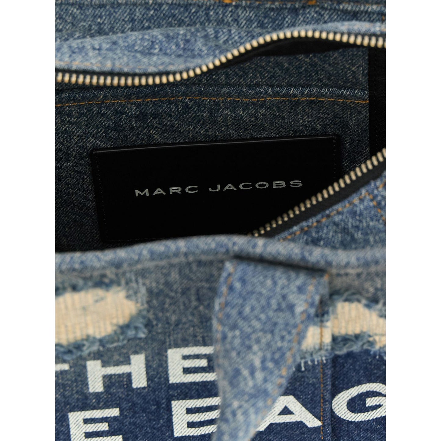 Marc Jacobs Blue Cotton Tote Bag
