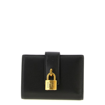 Balmain Black Lamb Leather Cardholder