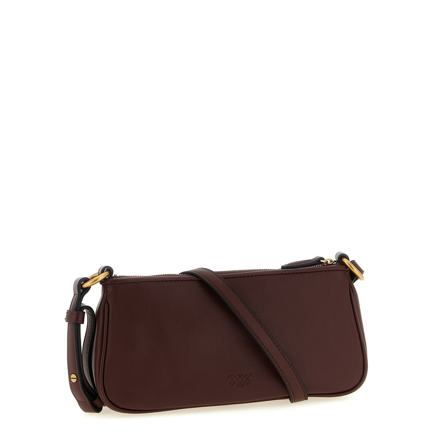 PINKO Bordeaux Cowhide Crossbody Bag