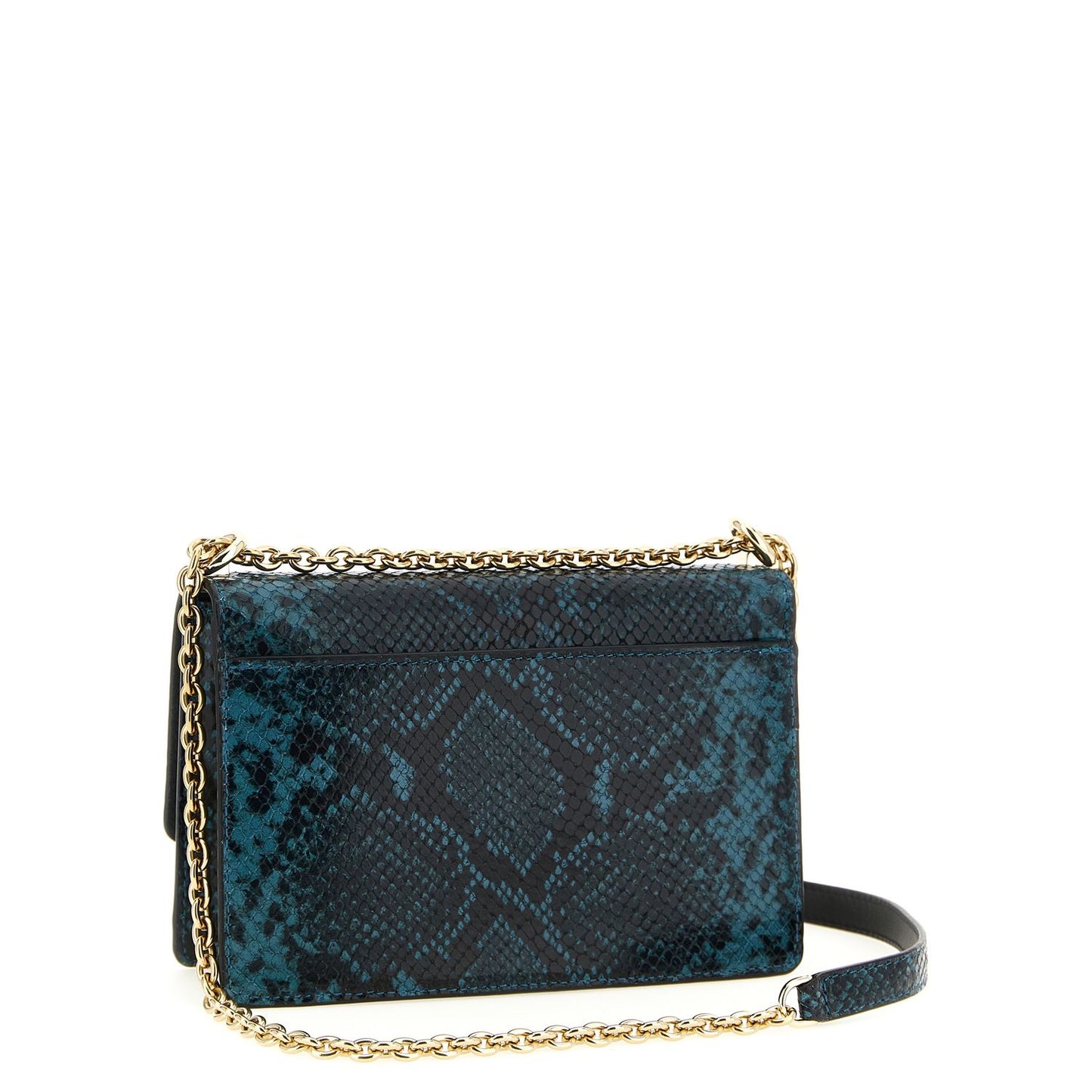 Furla Blue Goatskin Crossbody Bag