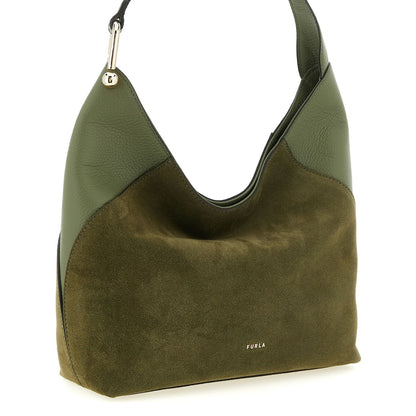 Furla Bicolor Calfskin Shoulder Bag
