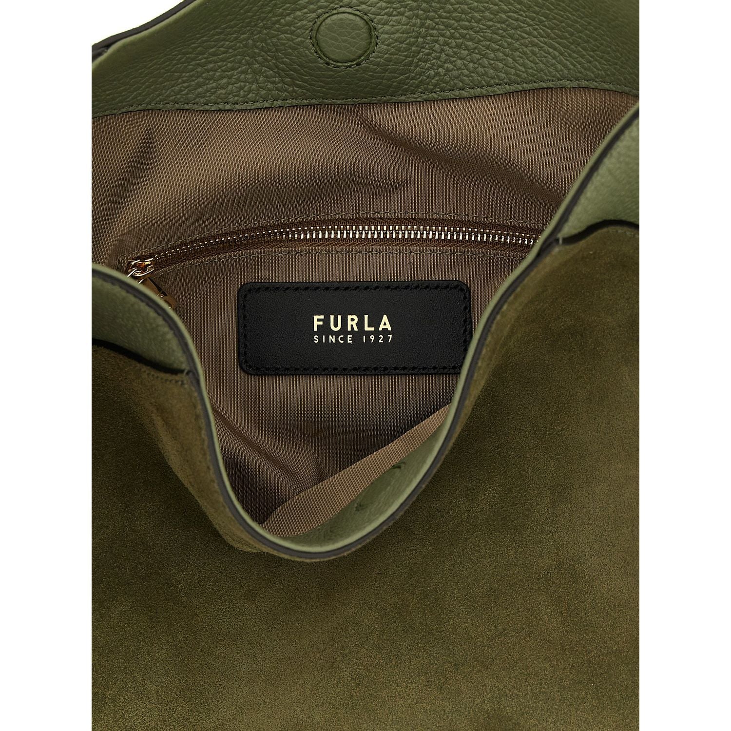 Furla Bicolor Calfskin Shoulder Bag