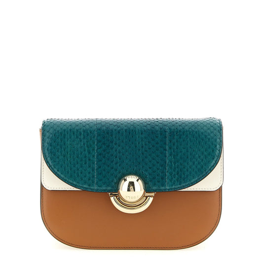 Furla Multicolor Lamb Leather Crossbody Bag