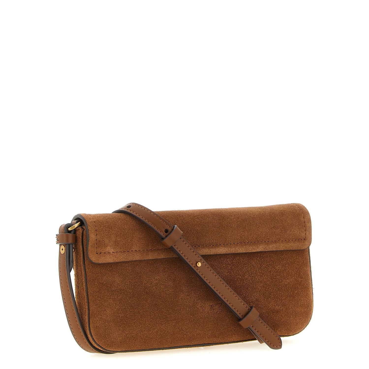 PINKO Brown Cowhide Shoulder Bag