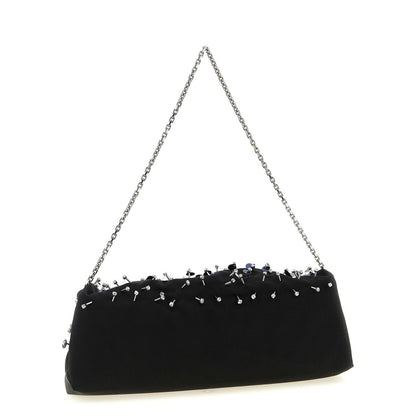 Roger Vivier Black Viscose Clutch Bag
