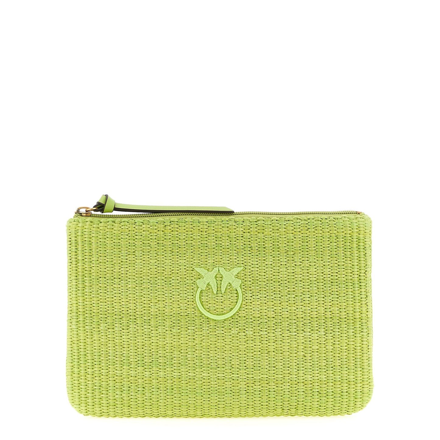 PINKO Bicolor Polypropylene Clutch Bag