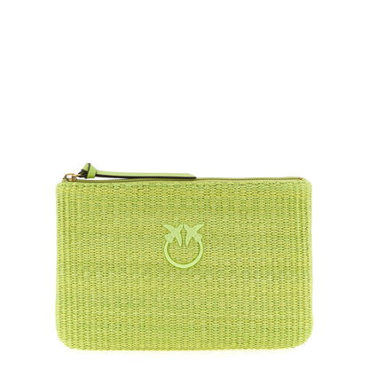 PINKO Bicolor Polypropylene Clutch Bag