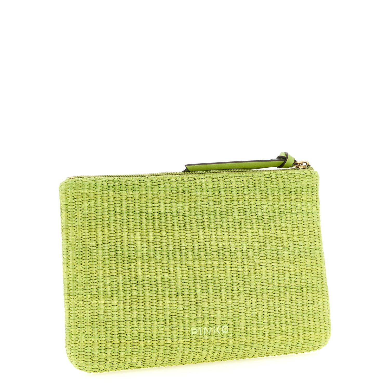 PINKO Bicolor Polypropylene Clutch Bag