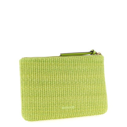 PINKO Bicolor Polypropylene Clutch Bag