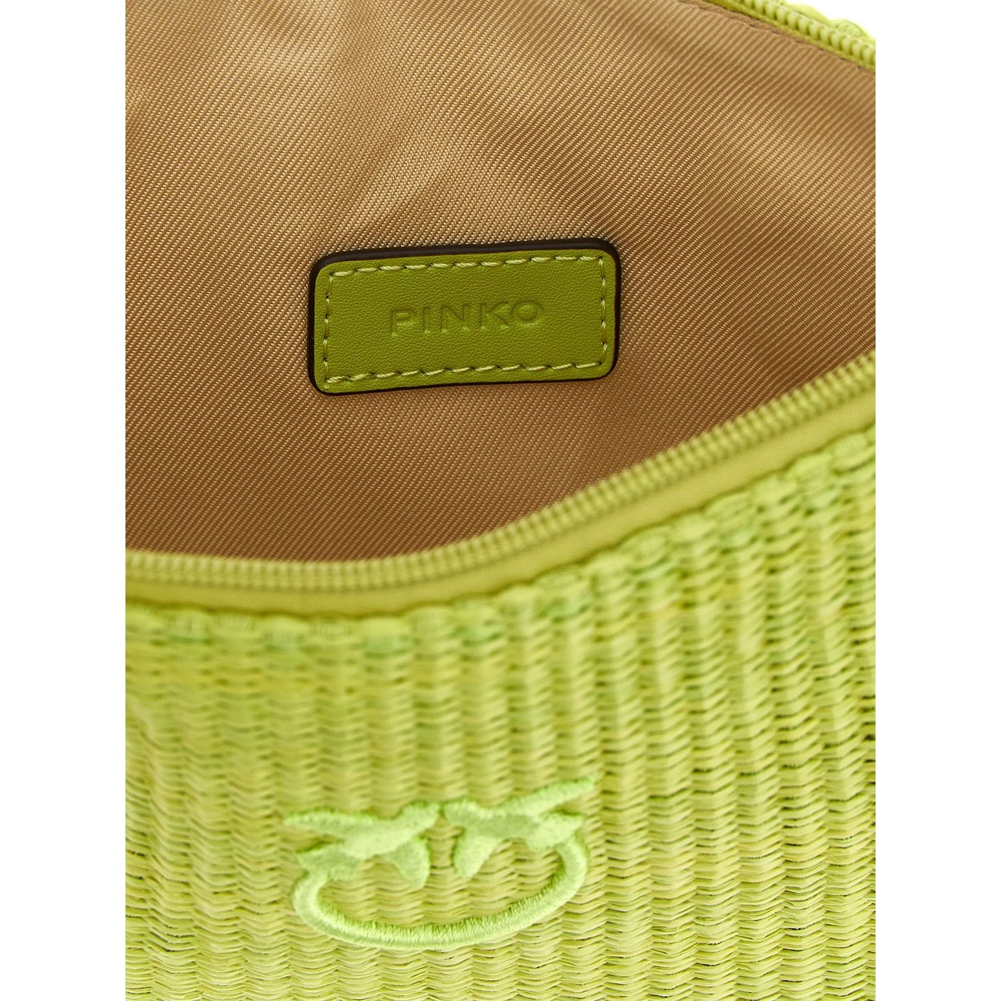 PINKO Bicolor Polypropylene Clutch Bag