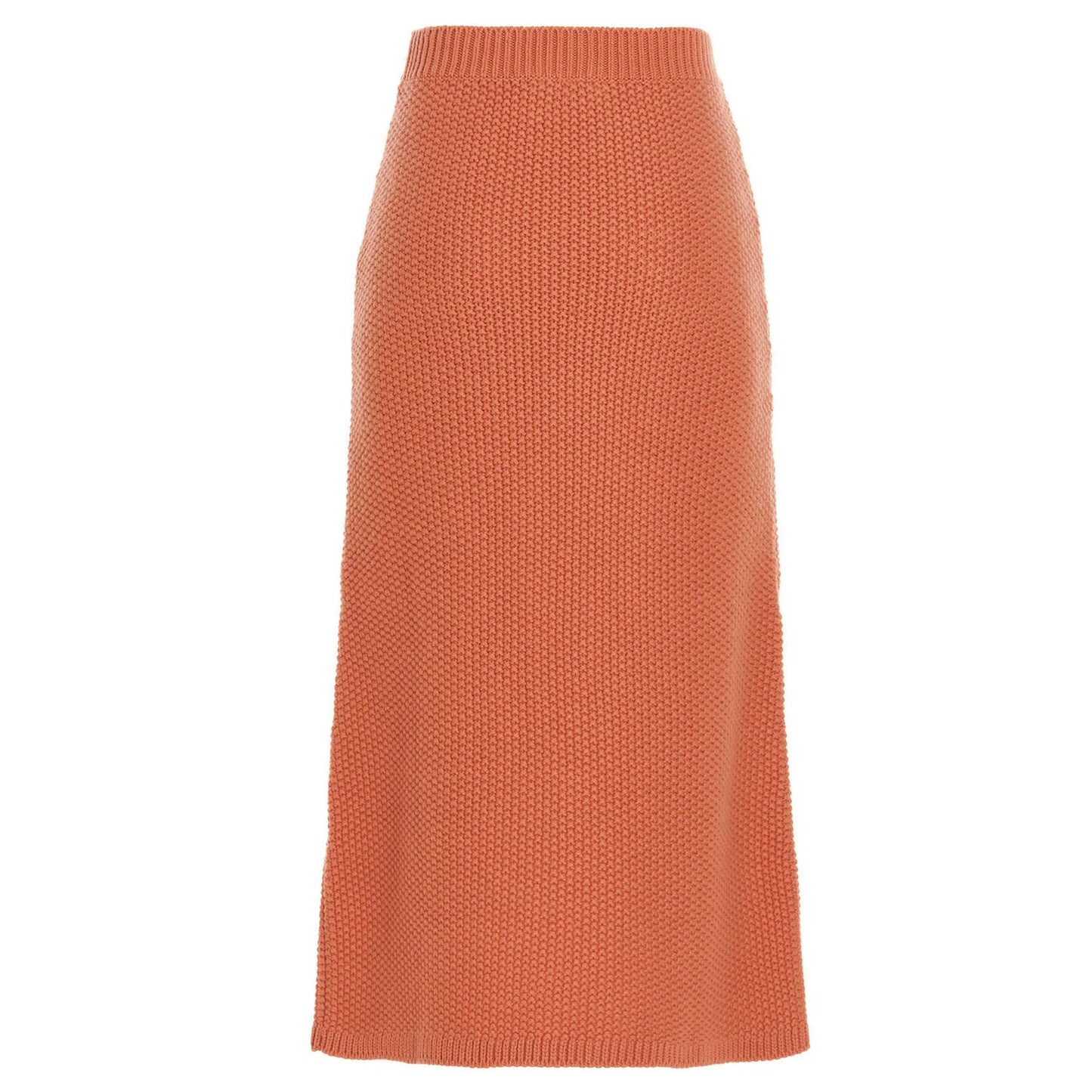 Chloé Orange Cashmere Mini Skirt