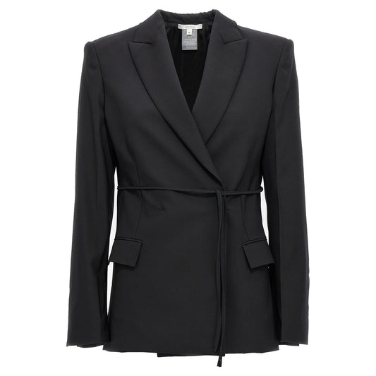 Nensi Dojaka Black Virgin Wool Blazer