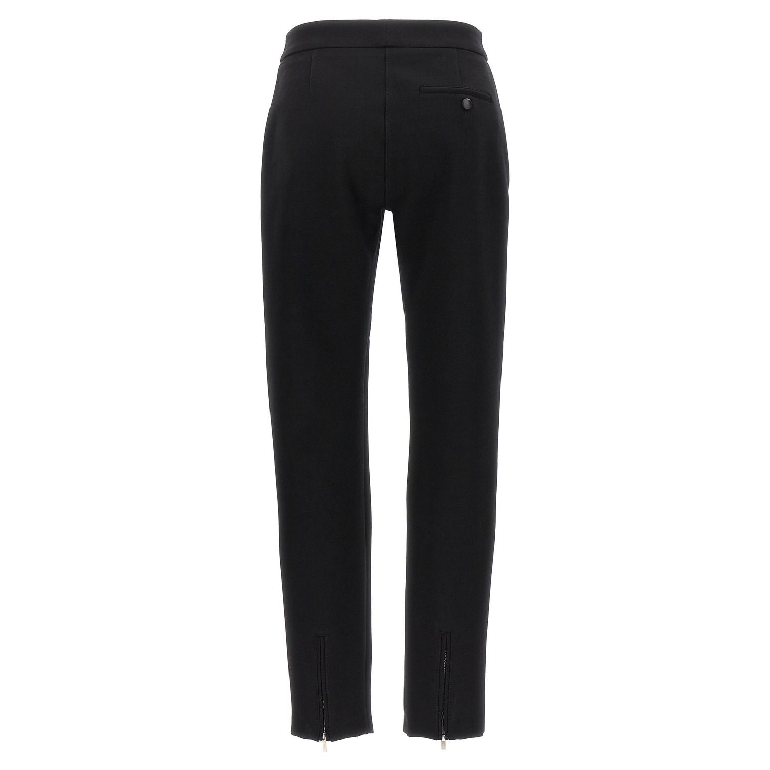 Ferragamo Black Elastane Skinny Pants