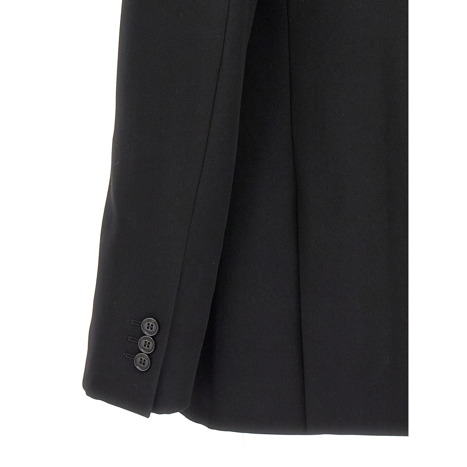 Off-White Black Virgin Wool Blazer