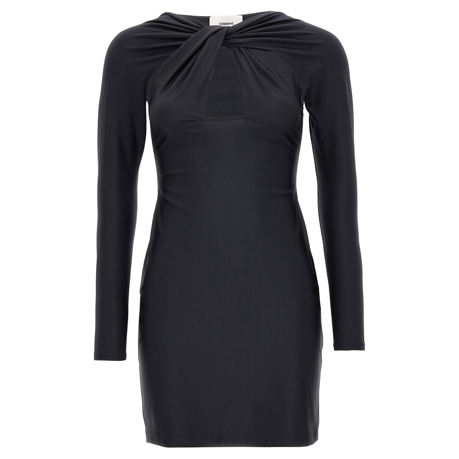 Coperni Black Polyamide Short Dress