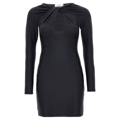 Coperni Black Polyamide Short Dress