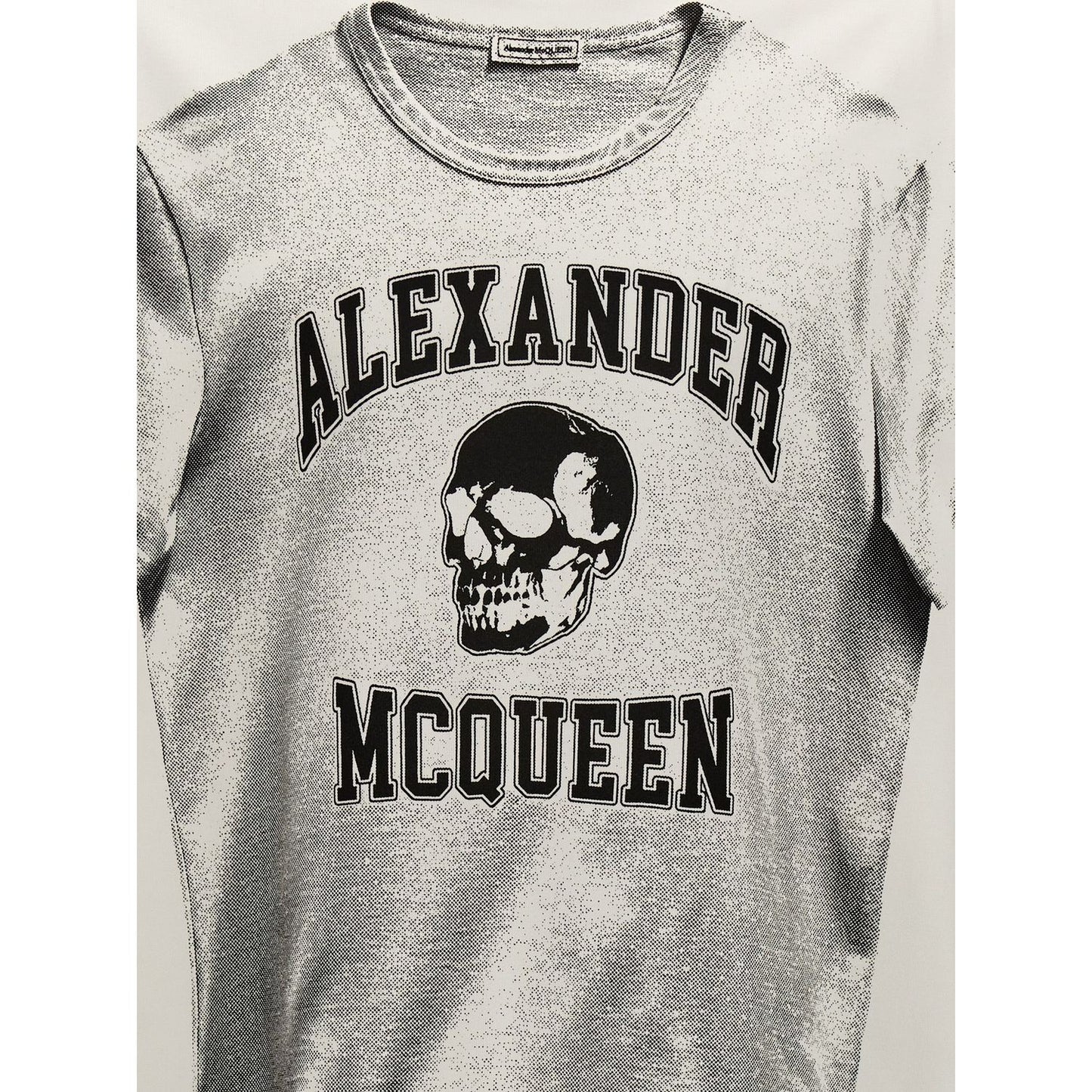 Alexander McQueen Bicolor Cotton T-Shirt