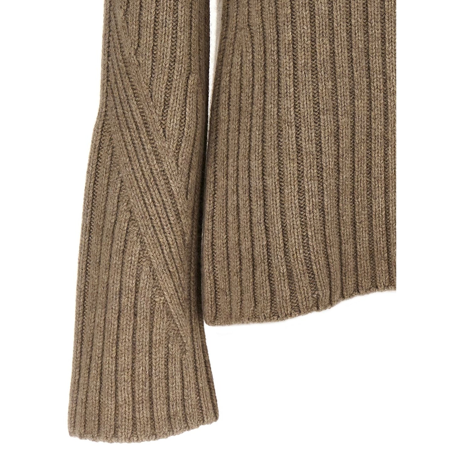 Khaite Beige Cashmere Cardigan