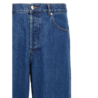A.P.C. Blue Cotton Straight-Leg Jeans