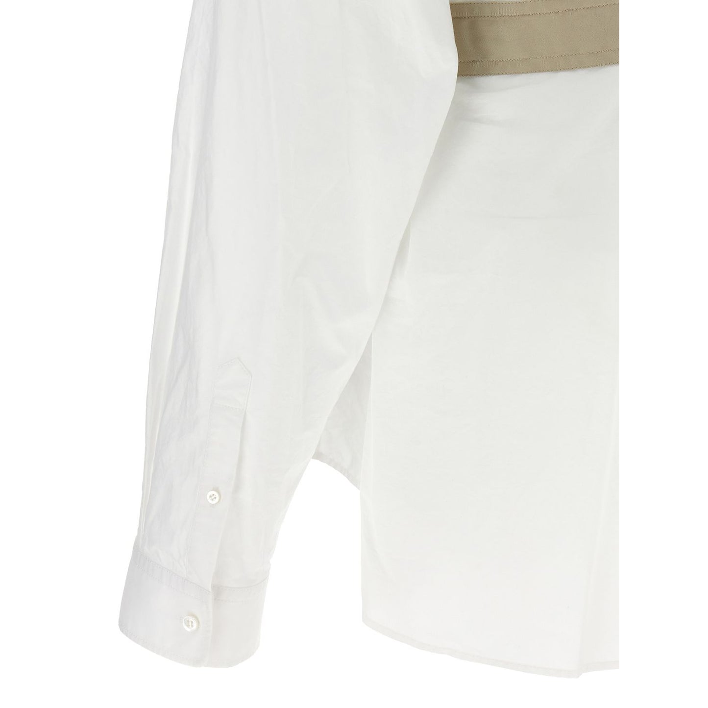 Balenciaga White Cotton Blouse