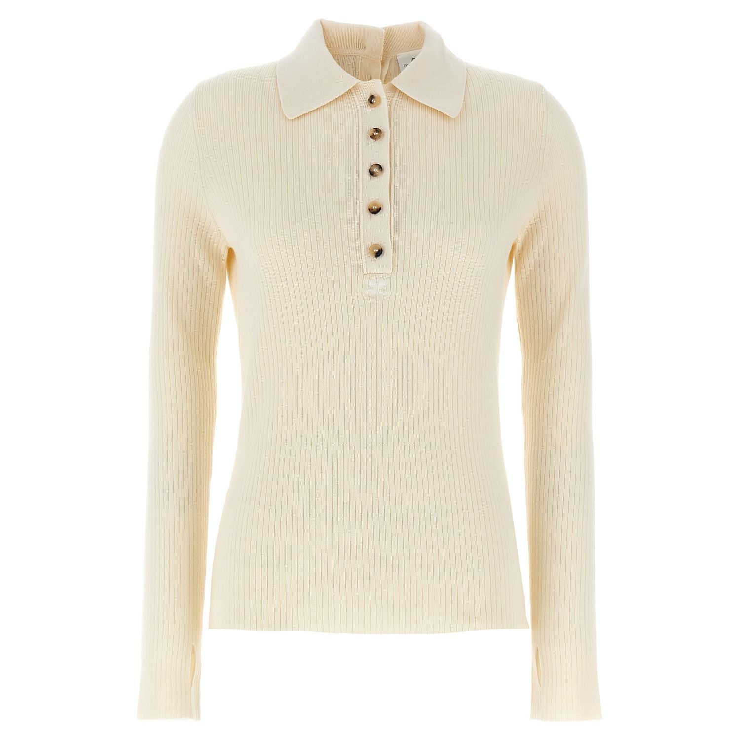 Courrèges White Cotton Cardigan