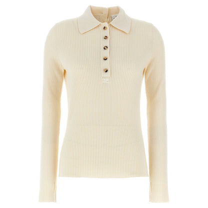 Courrèges White Cotton Cardigan