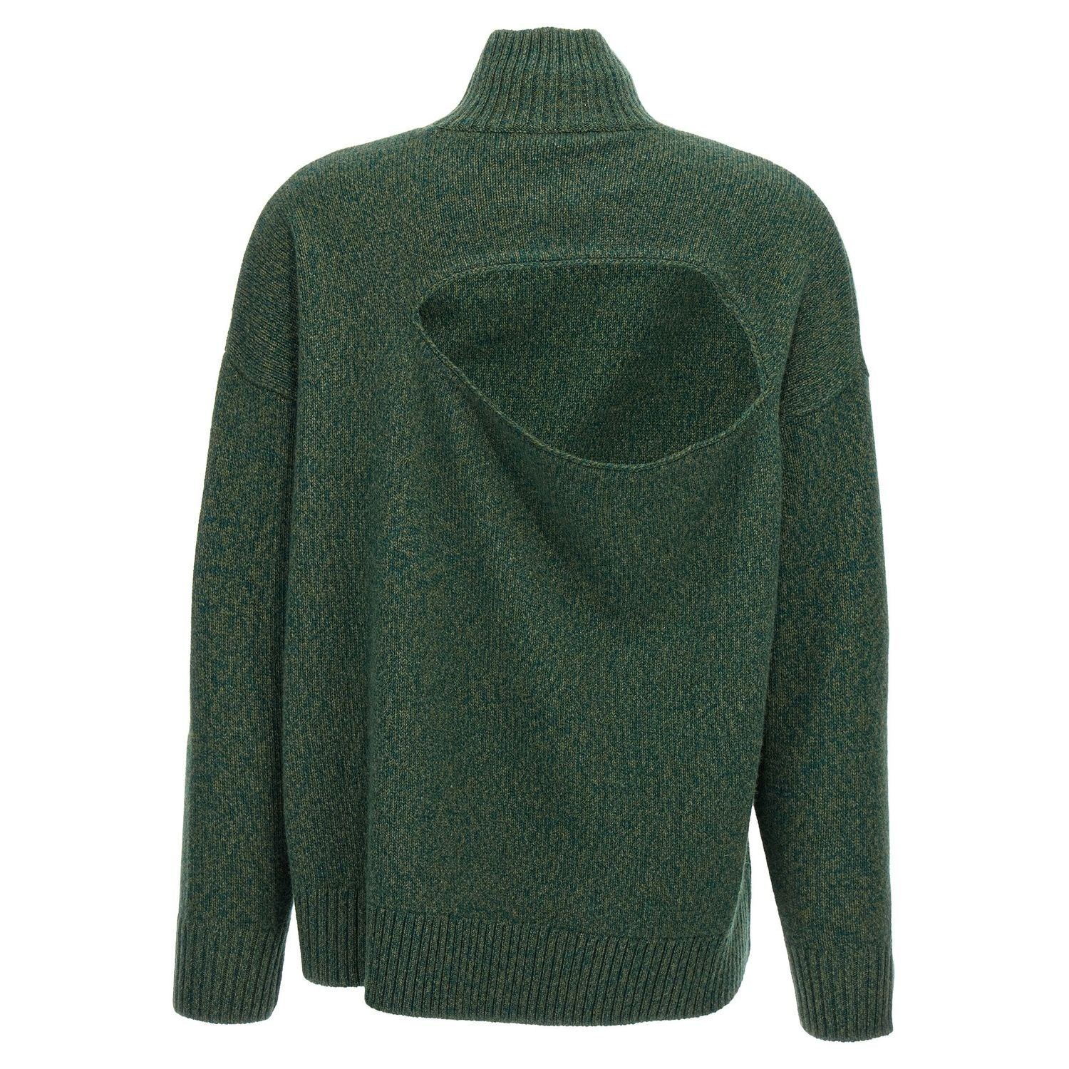 Victoria Beckham Bicolor Wool Cardigan