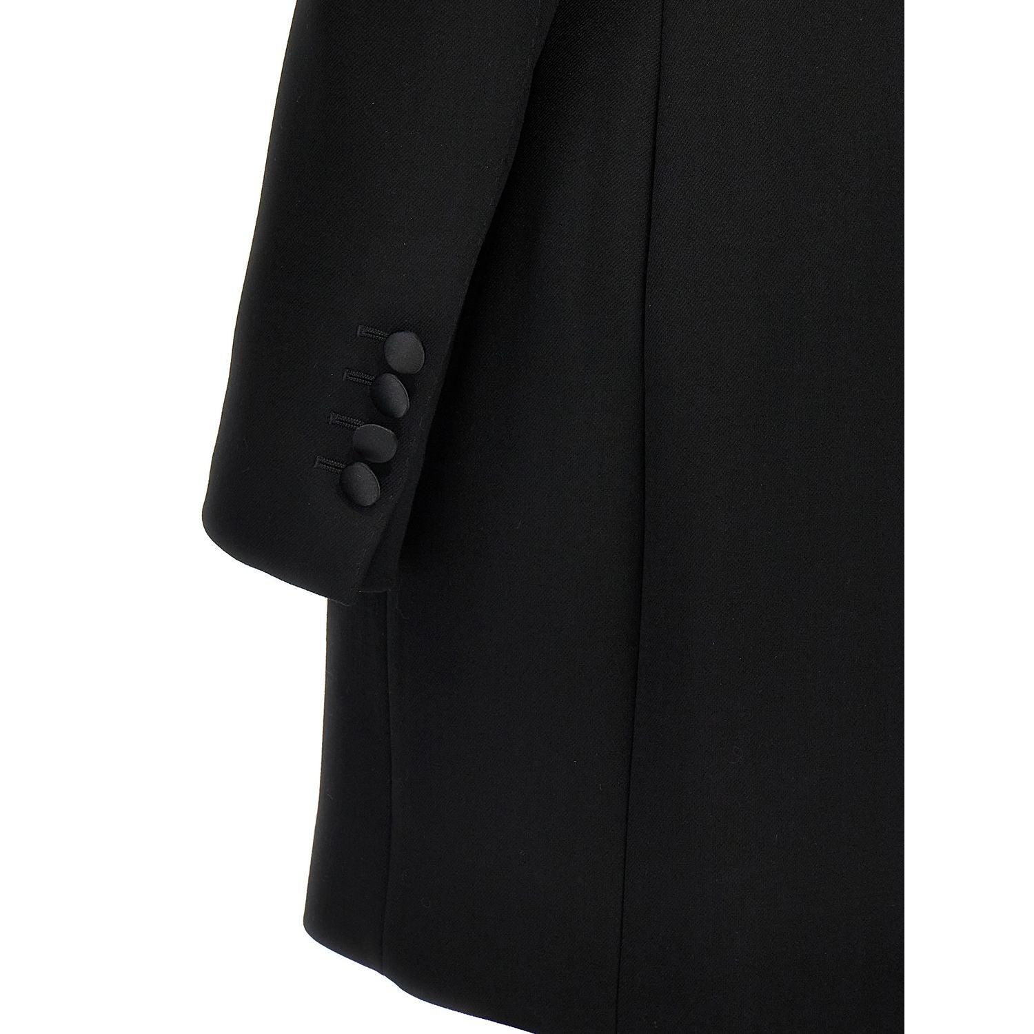 Dolce & Gabbana Black Virgin Wool Blazer