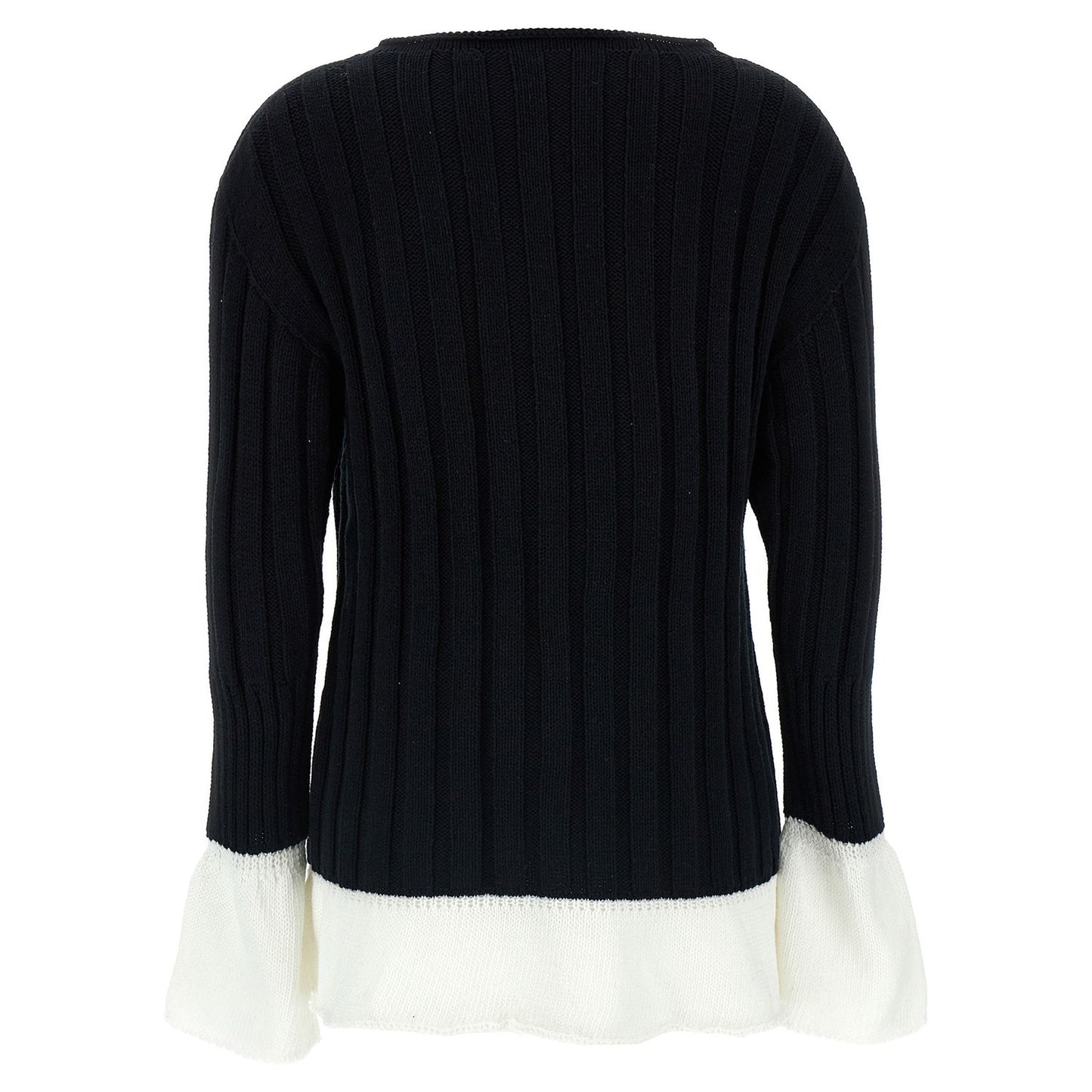 Issey Miyake Bicolor Cotton Cardigan