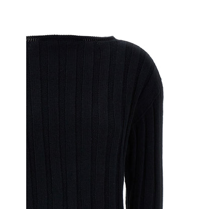 Issey Miyake Bicolor Cotton Cardigan