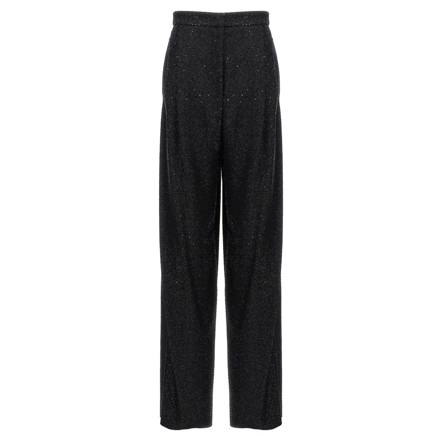 Max Mara Black Viscose Dress Pants