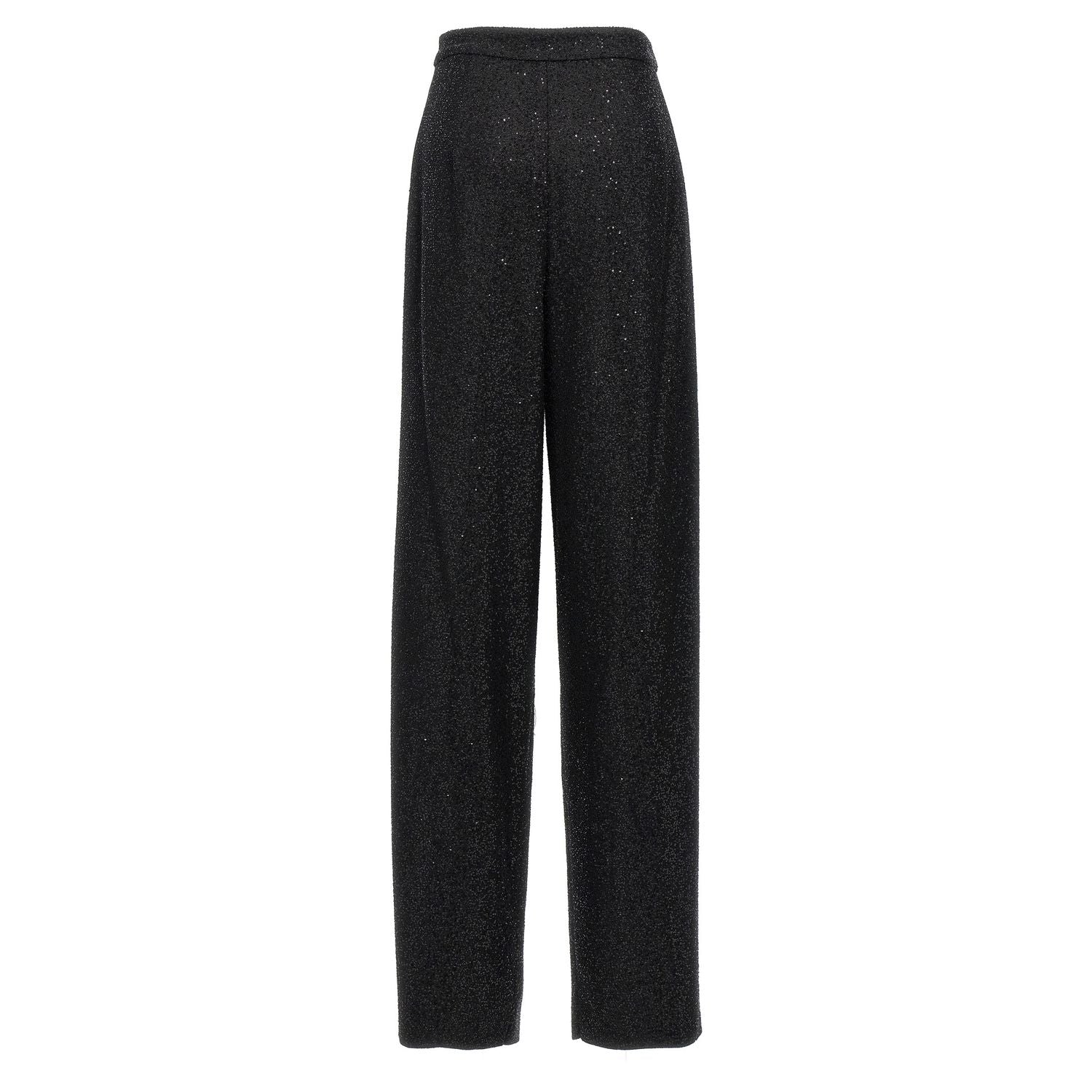 Max Mara Black Viscose Dress Pants