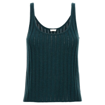 Eres Bicolor Wool Sleeveles T-Shirt