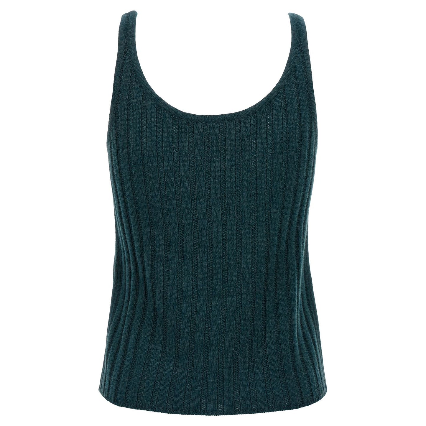 Eres Bicolor Wool Sleeveles T-Shirt