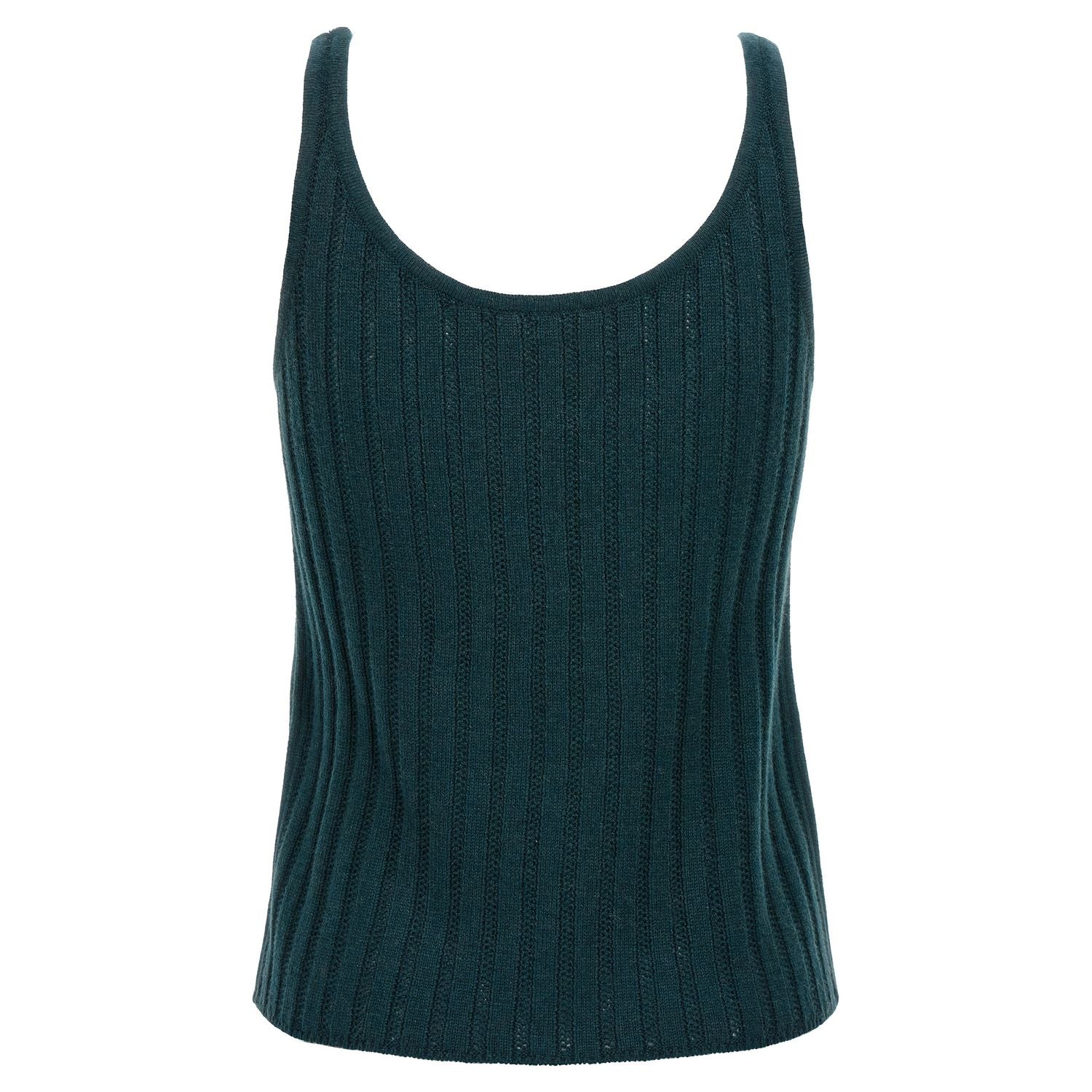 Eres Bicolor Wool Sleeveles T-Shirt